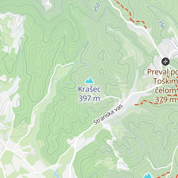 Map of pr'Krašc
