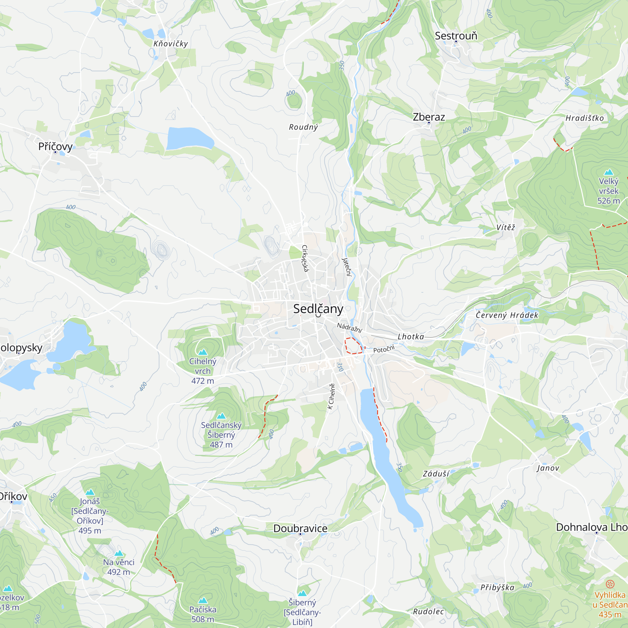 Informační centrum Sedlčany map