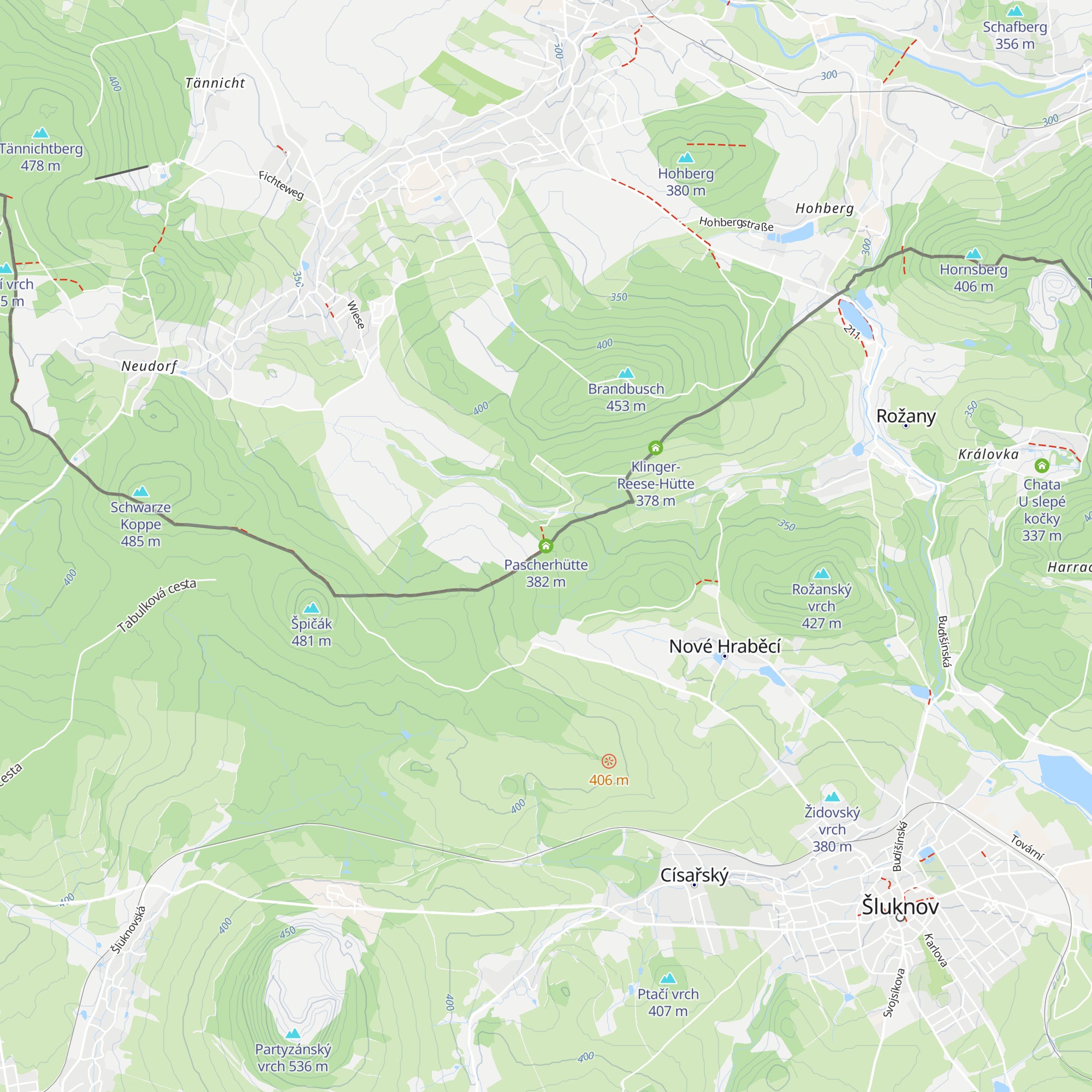 Pascherhütte map