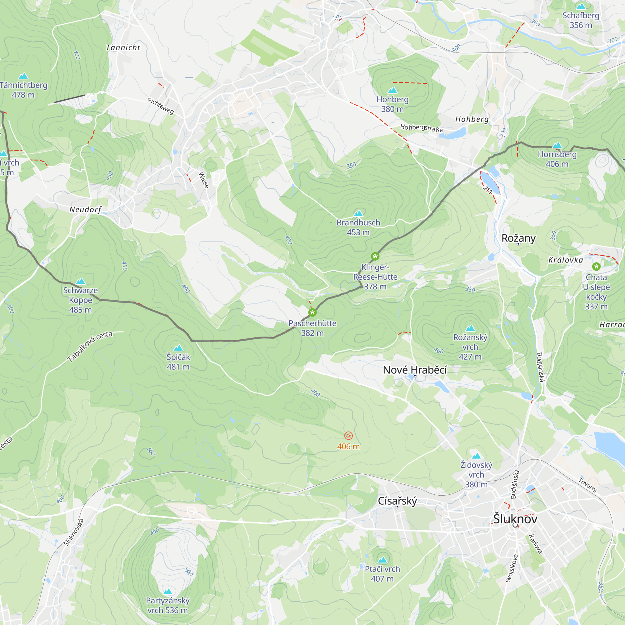 Pascherhütte map