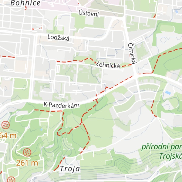 Map of Velká skála