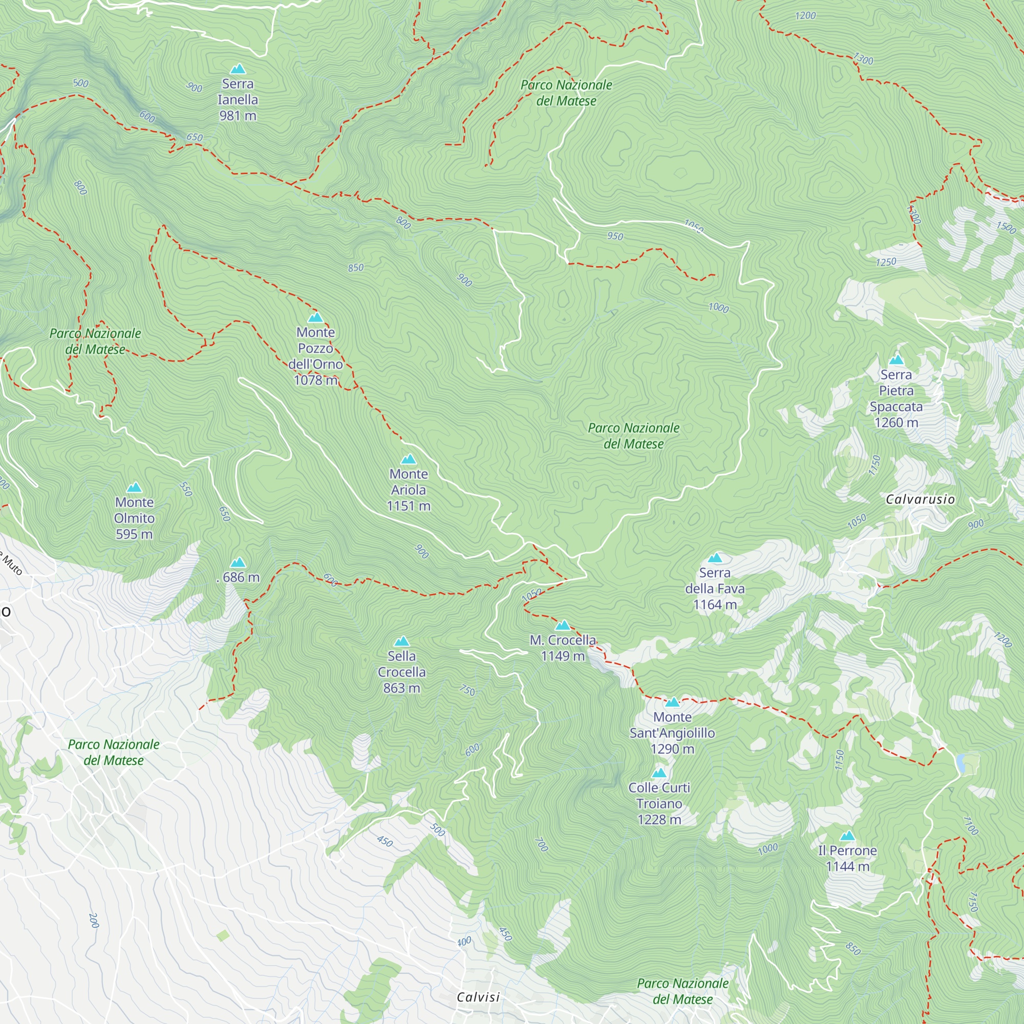 Rifugio Monte Ariola map