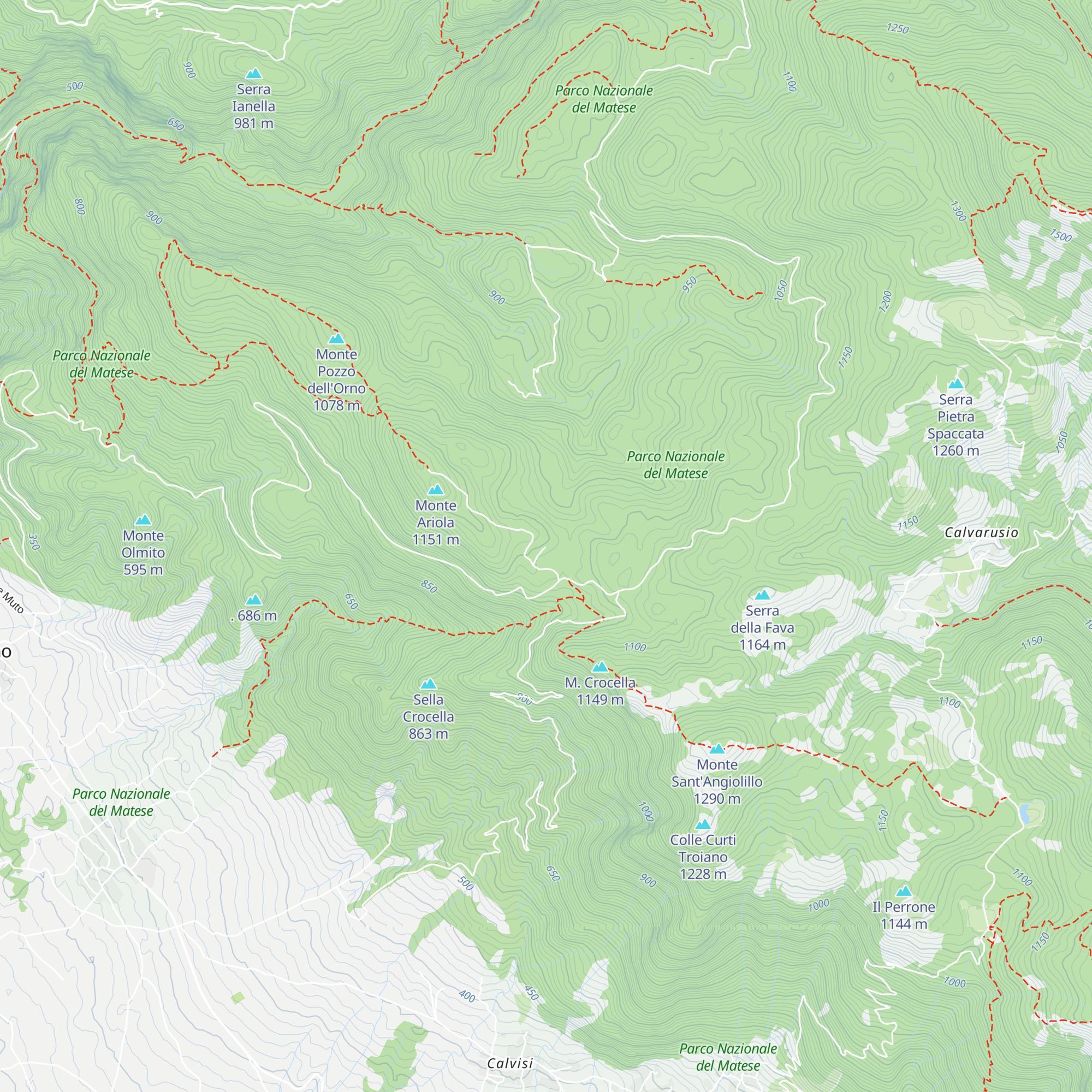 Rifugio Monte Ariola map
