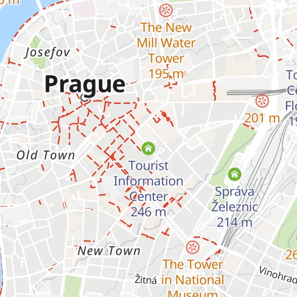 Map of Tourist Information Center