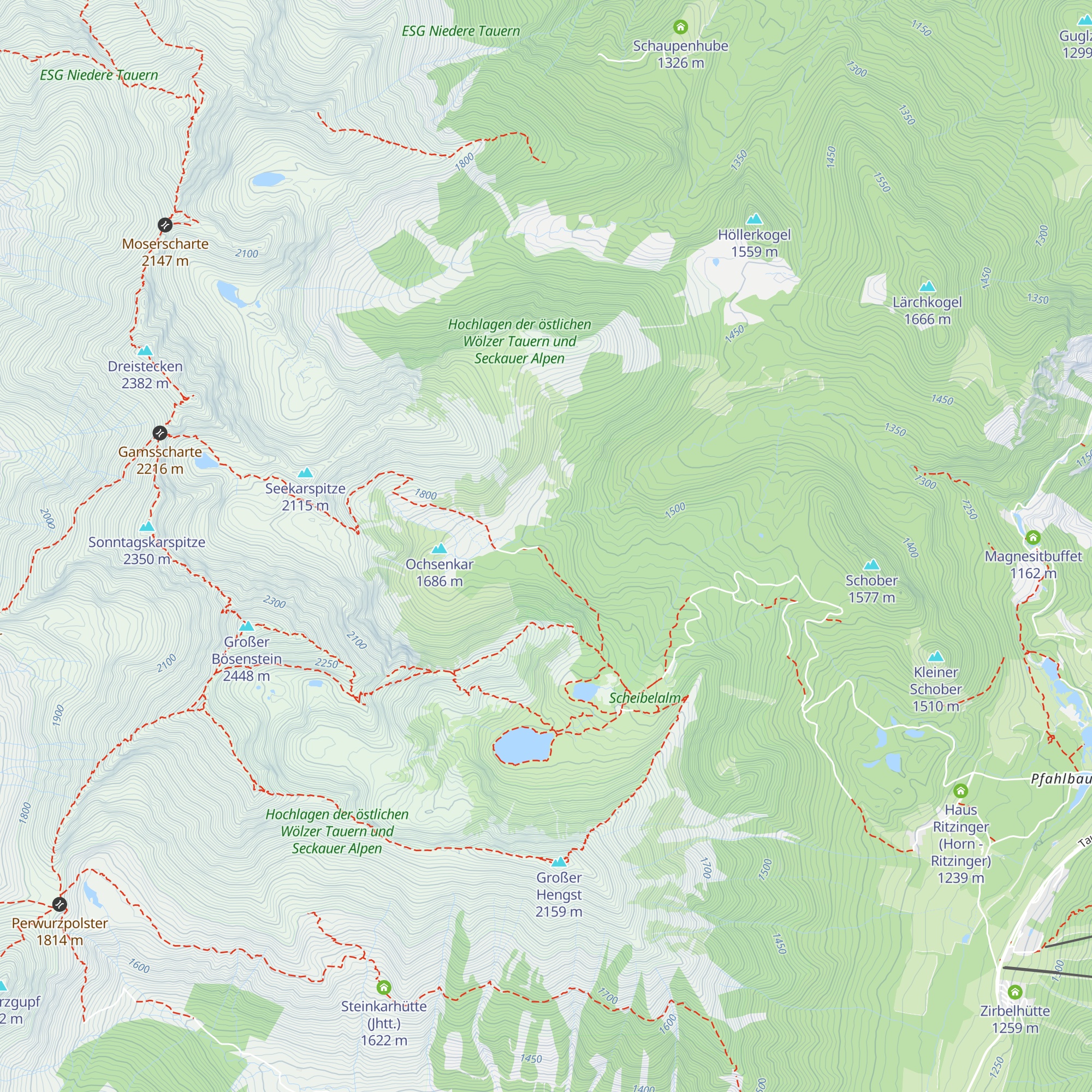 Ochsenkarhütte map