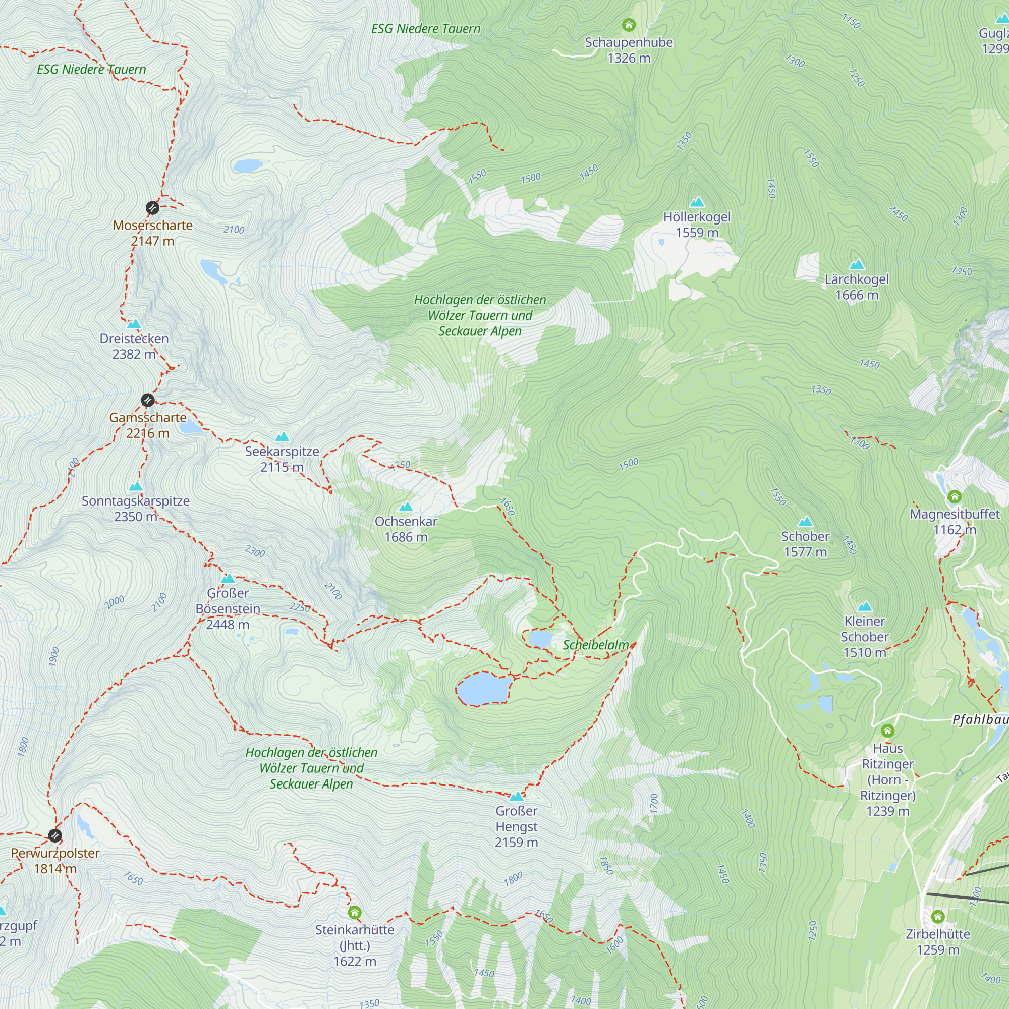 Ochsenkarhütte map