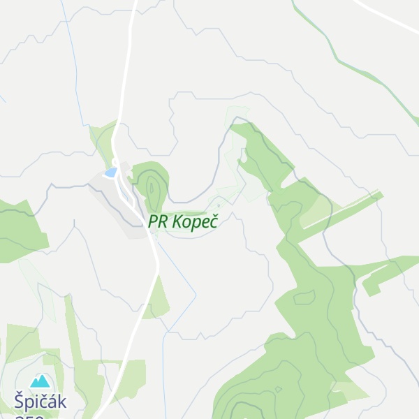 Map of Dlouhý vrch