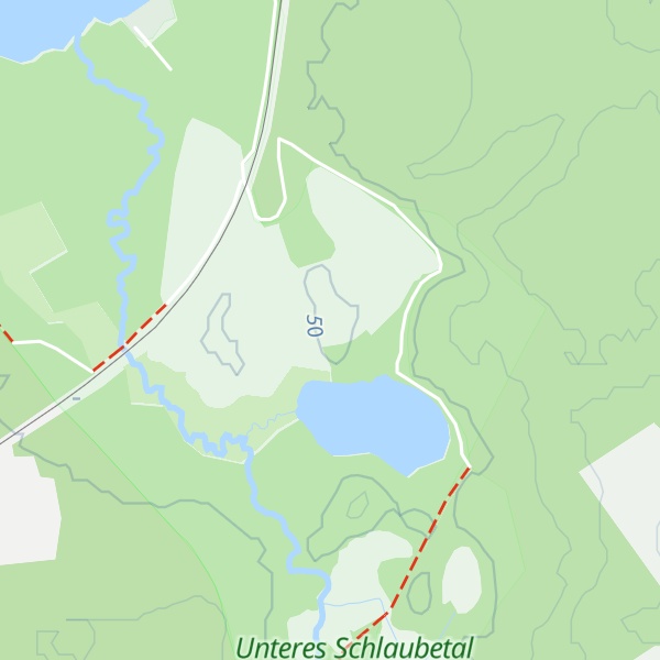 Map of Wustrower Berge