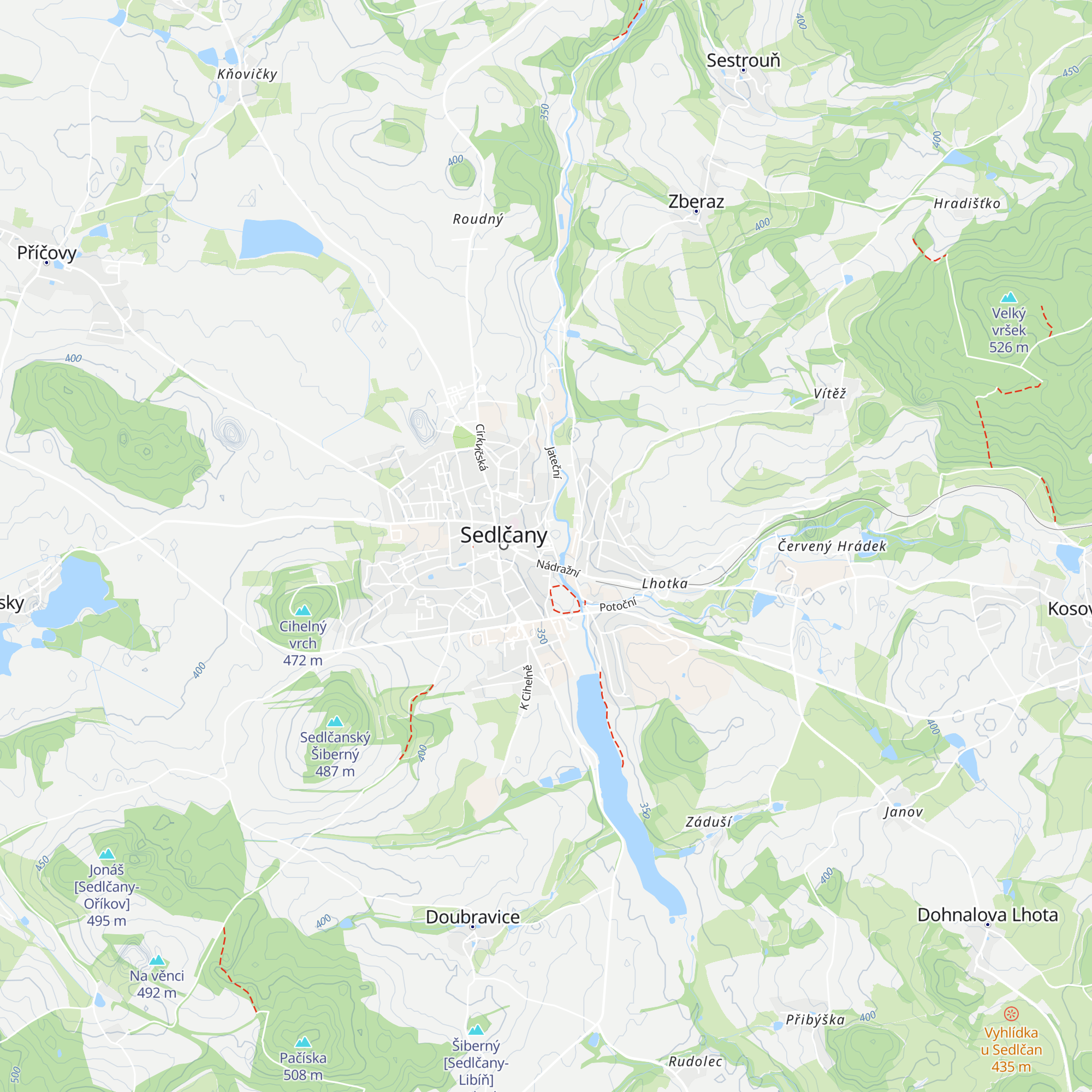 Informační centrum Sedlčany map