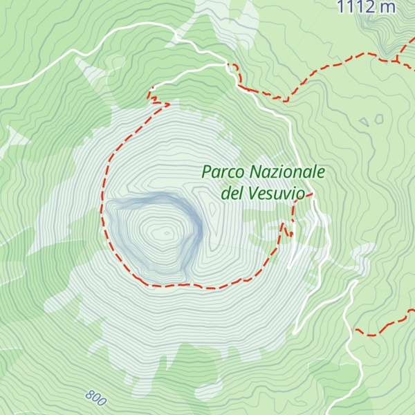 Map of Vesuvio