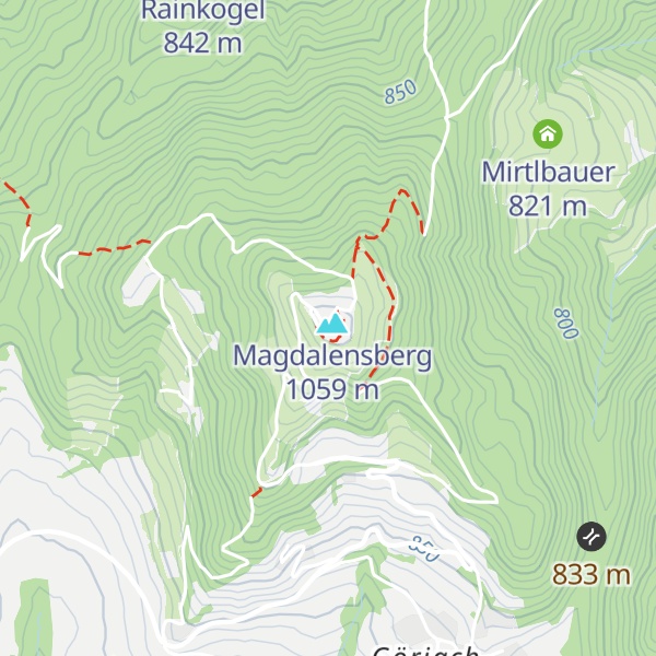 Map of Gipfelhaus Magdalensberg