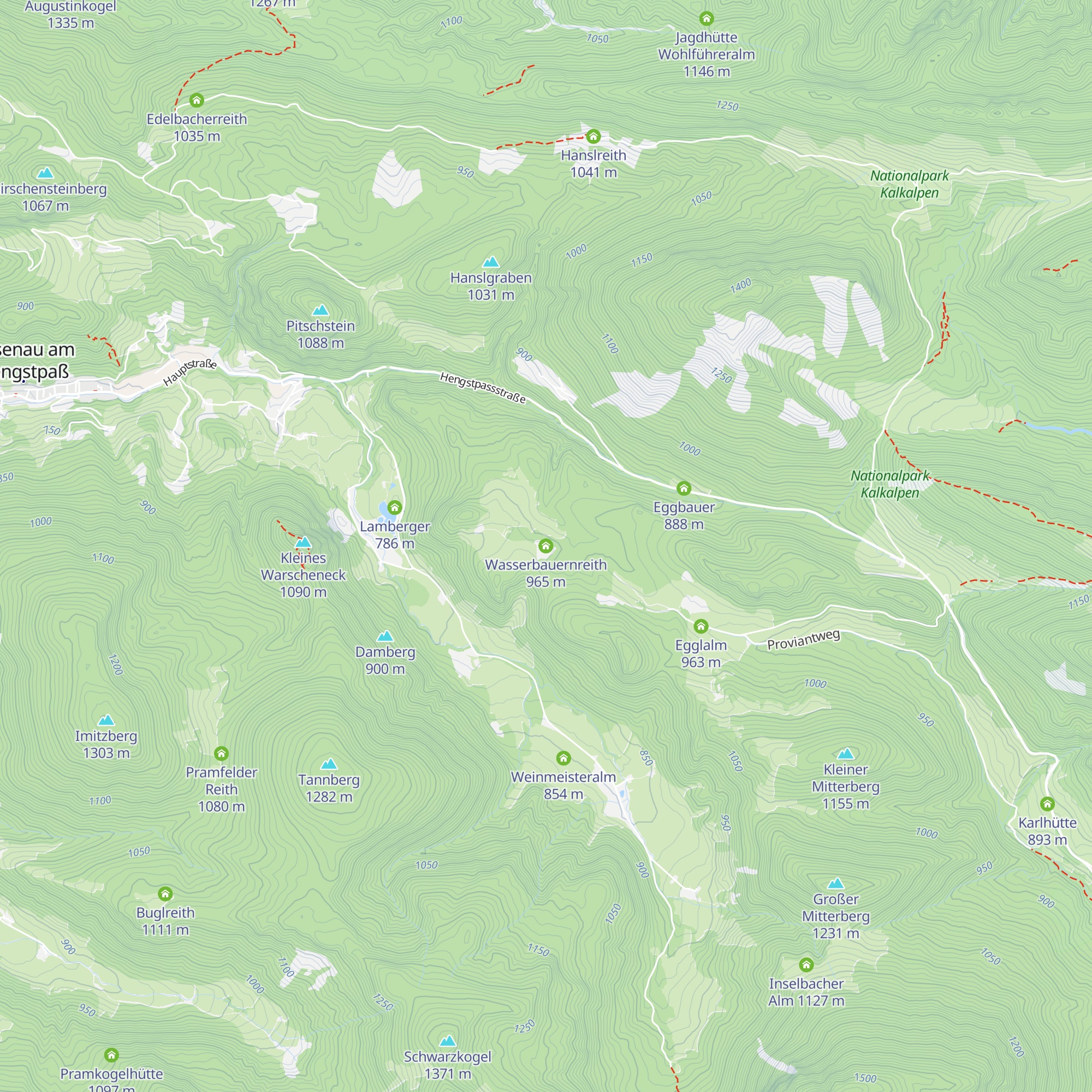 Wasserbauernreith map