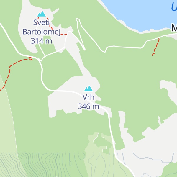Map of Vrh