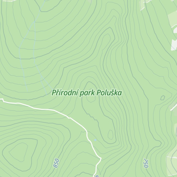 Map of Chuchelecká hora