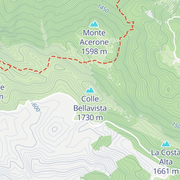 Map of Colle Bellavista