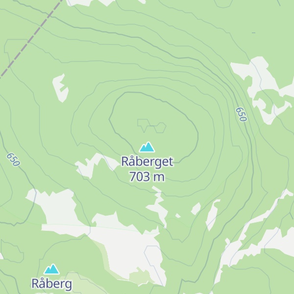 Map of Råberget