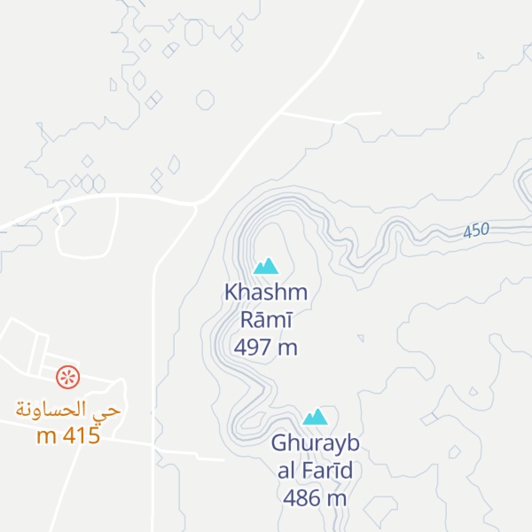 Map of Khashm Rāmī