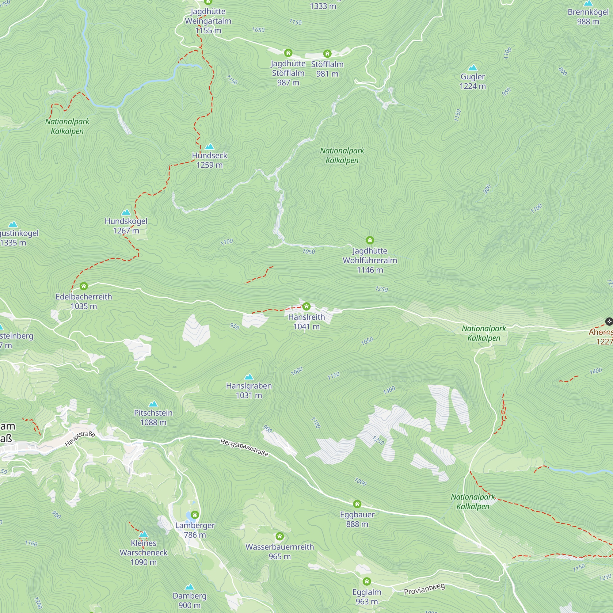 Hanslreith map