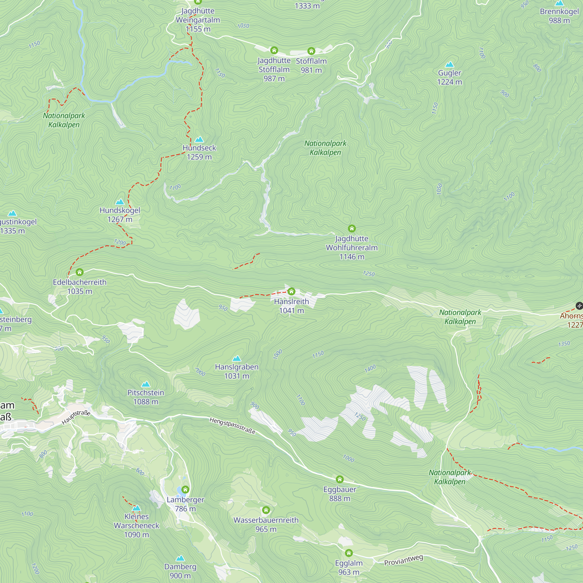 Hanslreith map