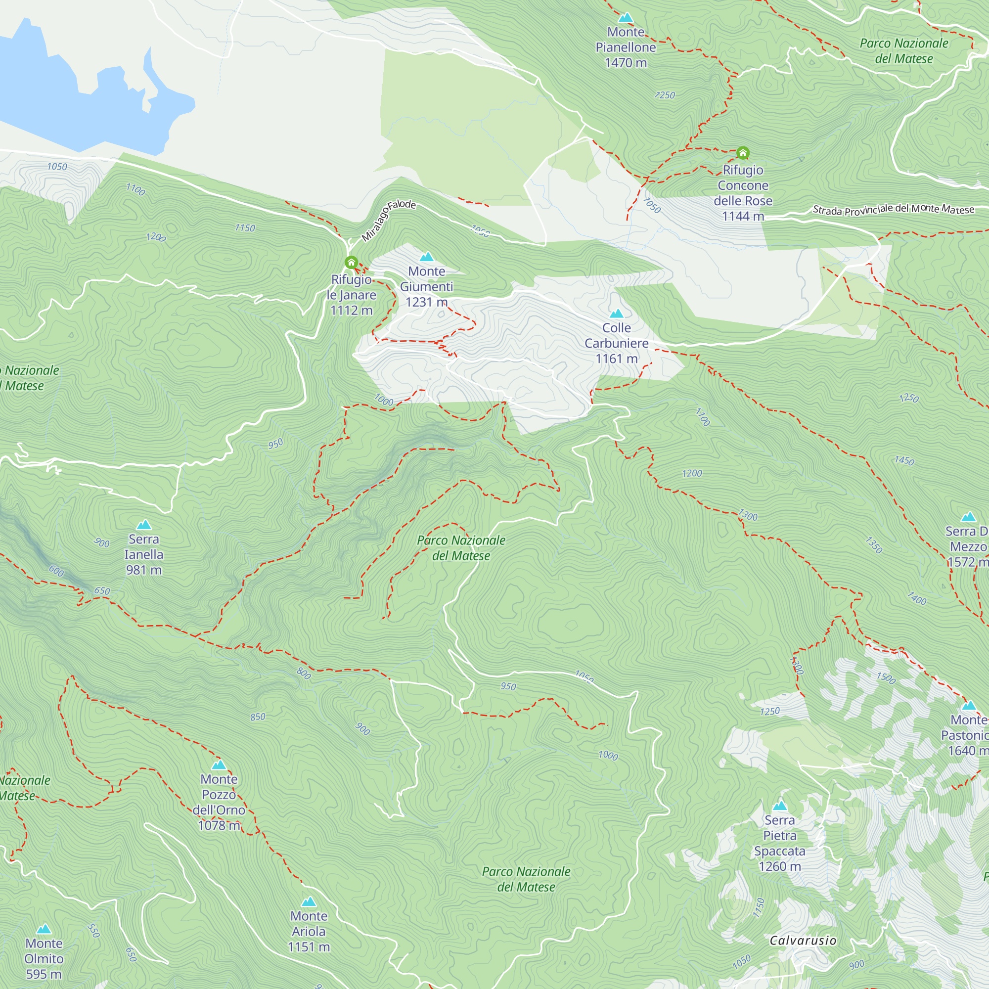Rifugio Tassitello map