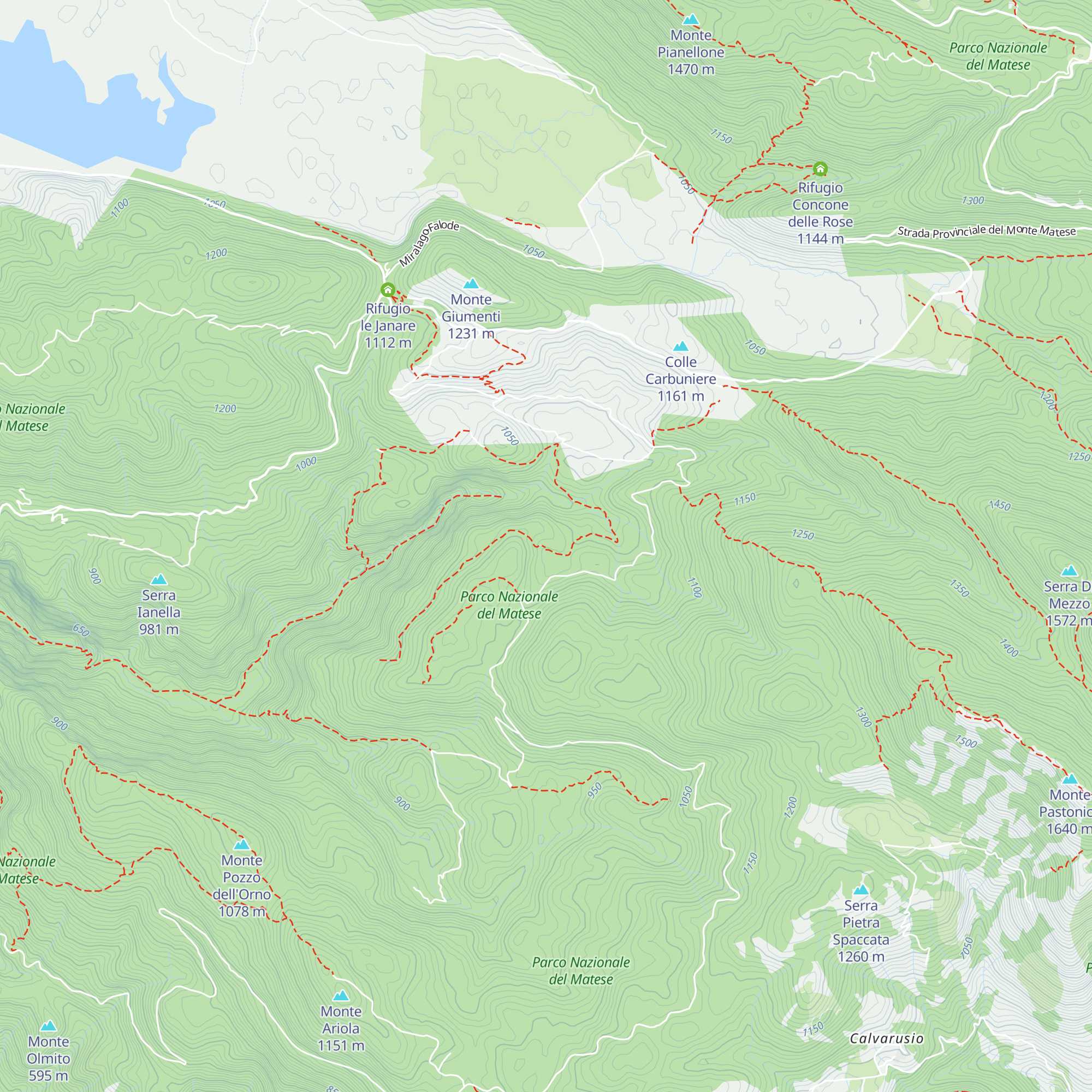 Rifugio Tassitello map