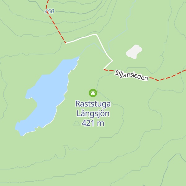 Map of Raststuga Långsjön
