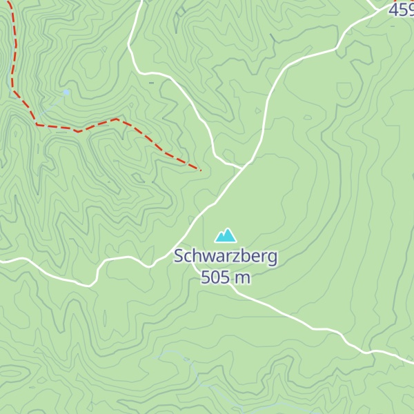 Map of Borová stráž