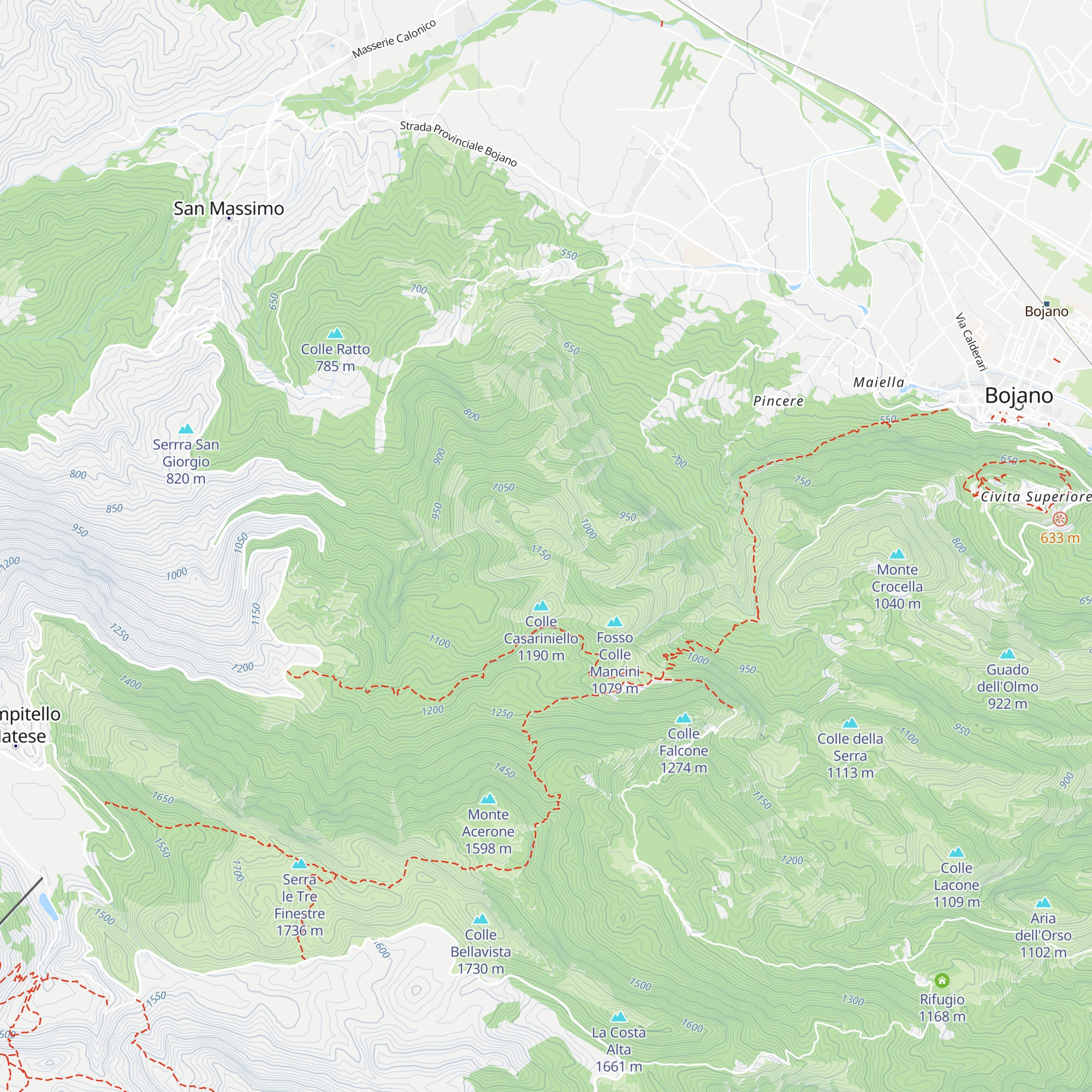 Casella Ru Prat map
