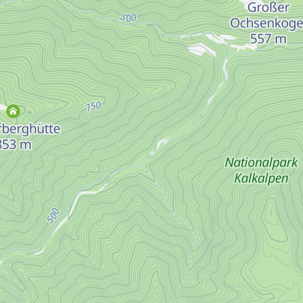 Map of Bergerwieshütte