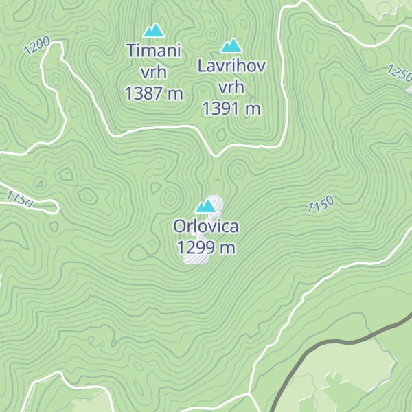Map of Orlovica