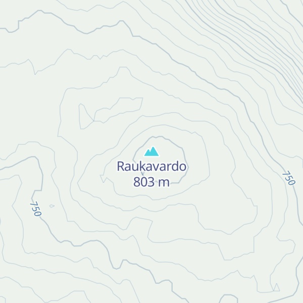 Map of Raukavardo