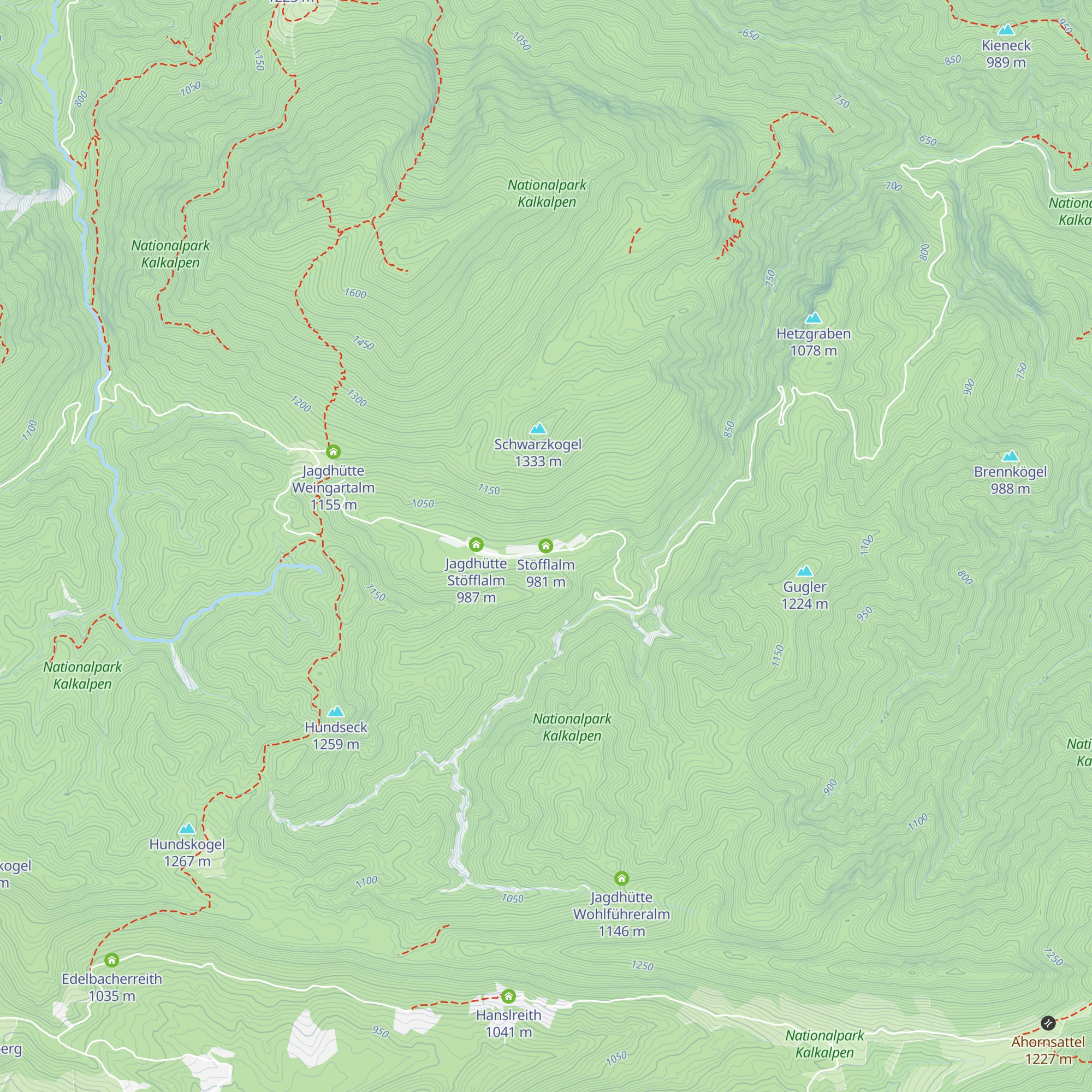 Stöfflalm map