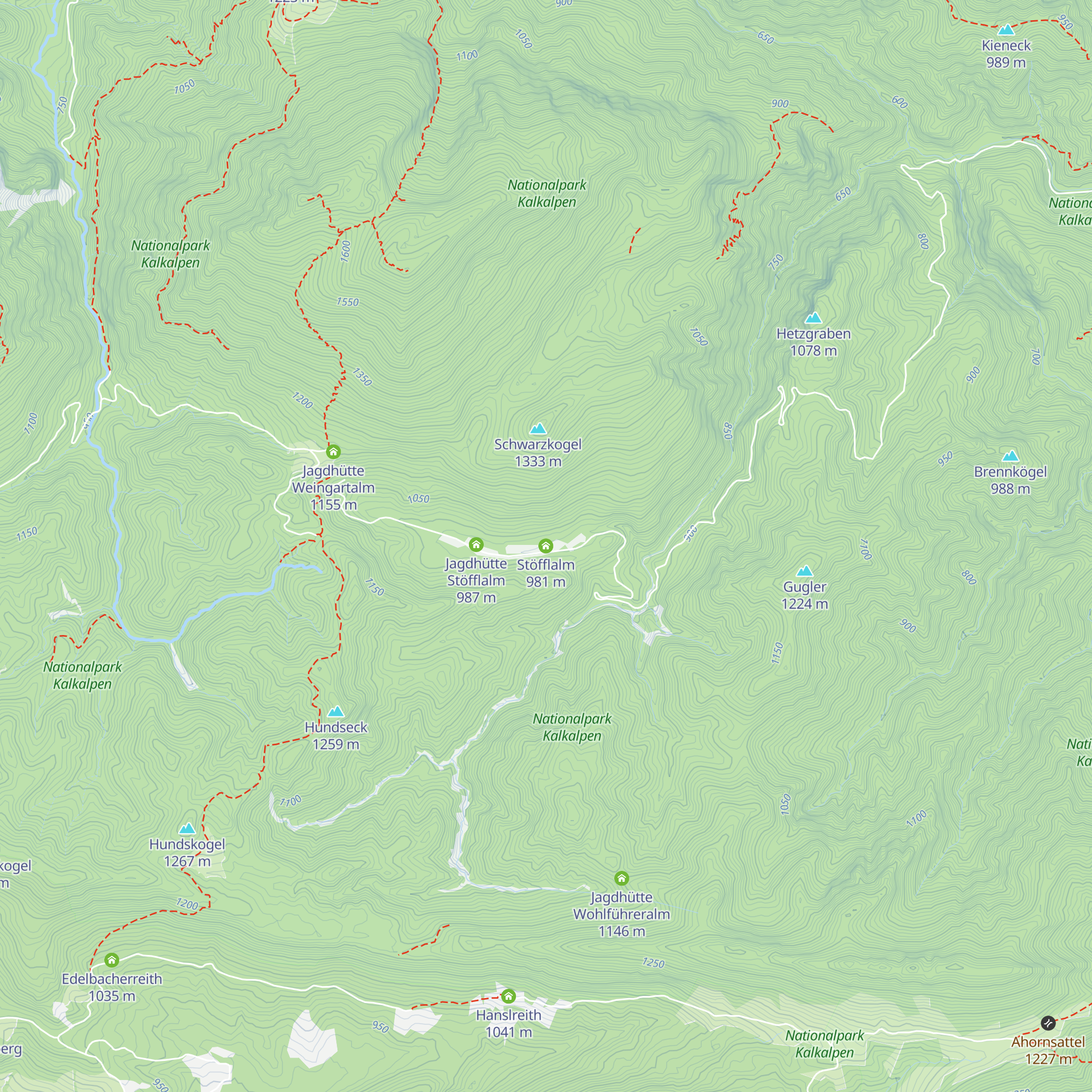 Stöfflalm map