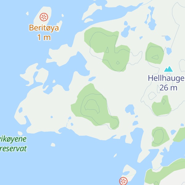 Map of Røyneshaugen