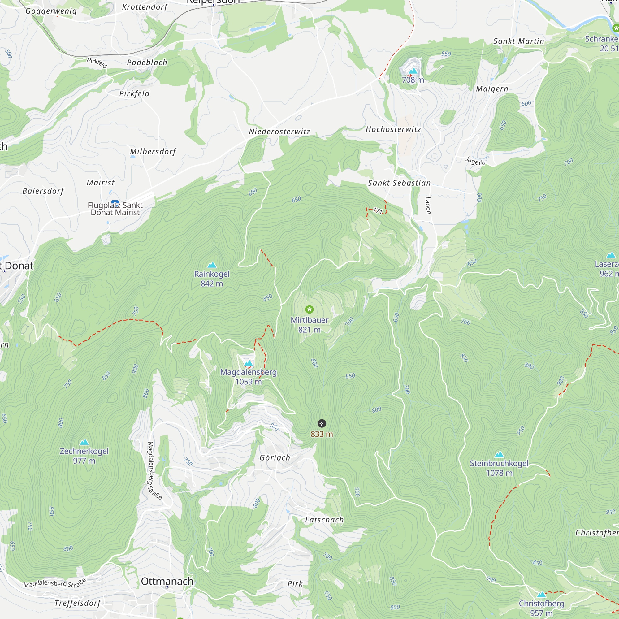 Mirtlbauer map