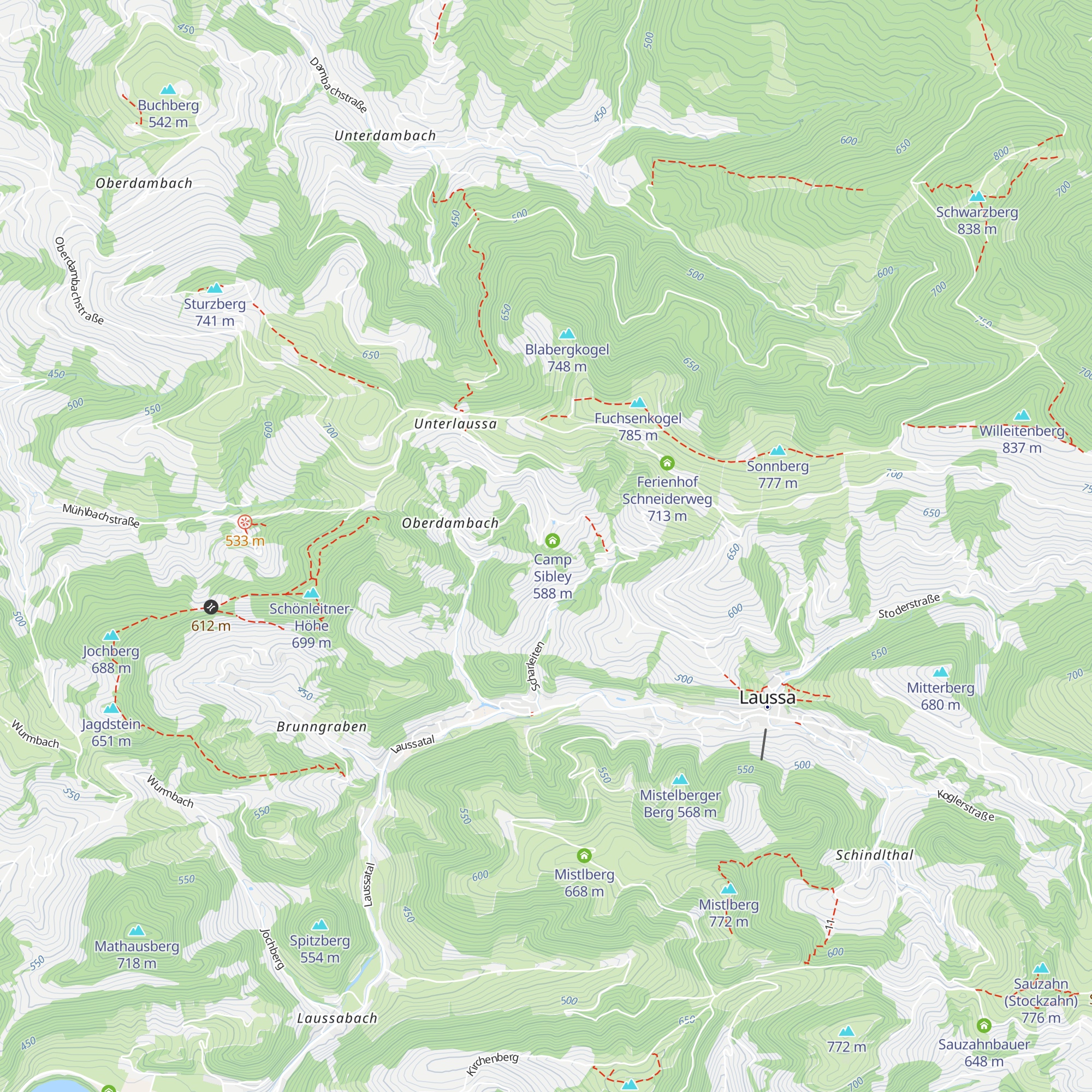 Finnenhütte map
