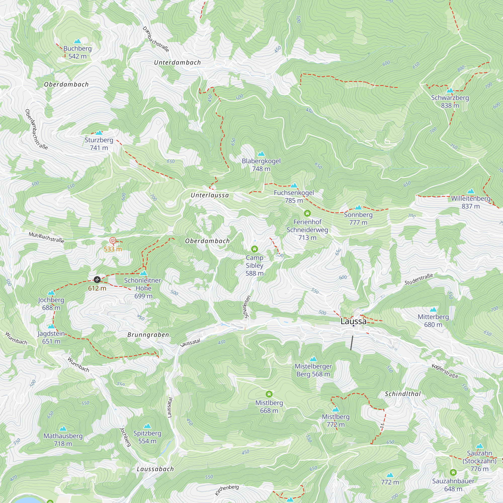 Finnenhütte map