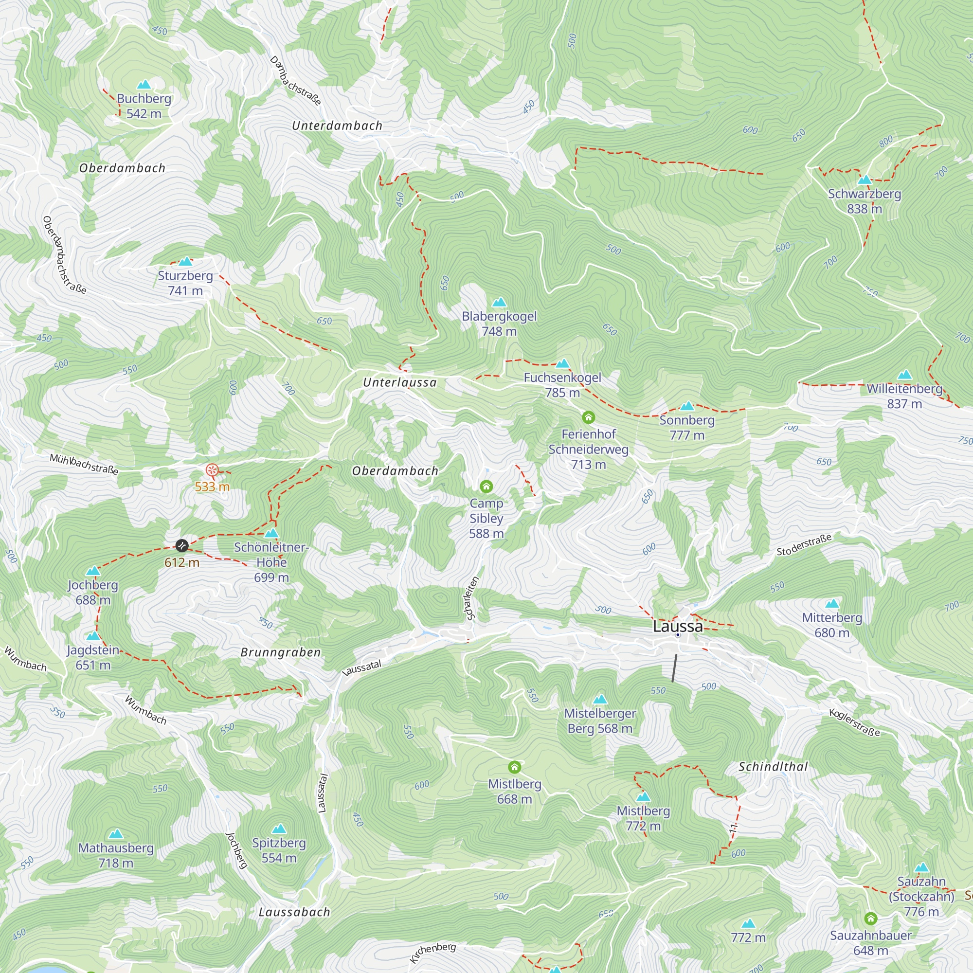 Camp Sibley map