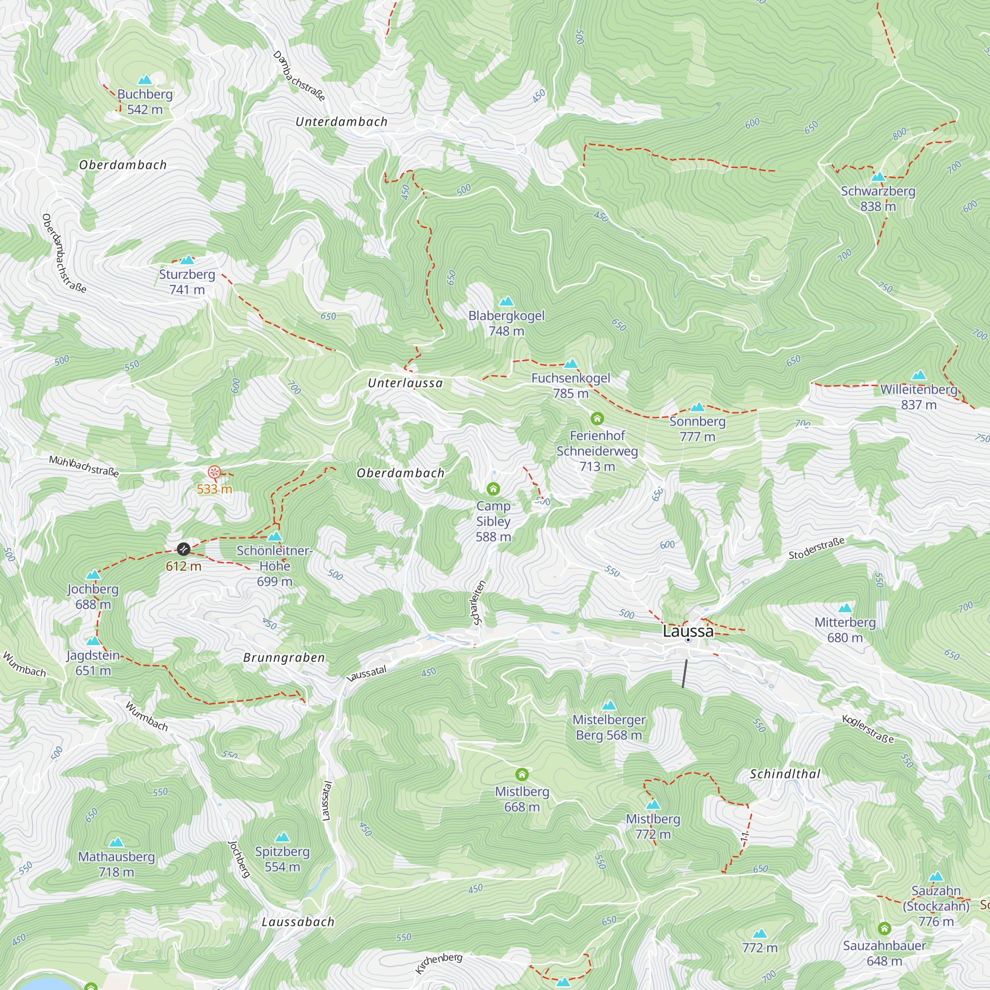 Schwedenhütte map