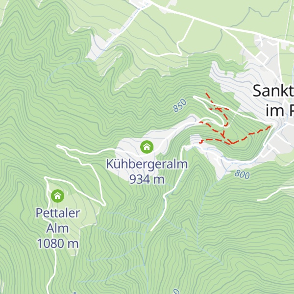 Map of Kühbergeralm