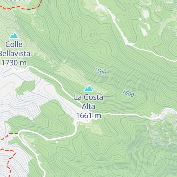 Map of La Costa Alta