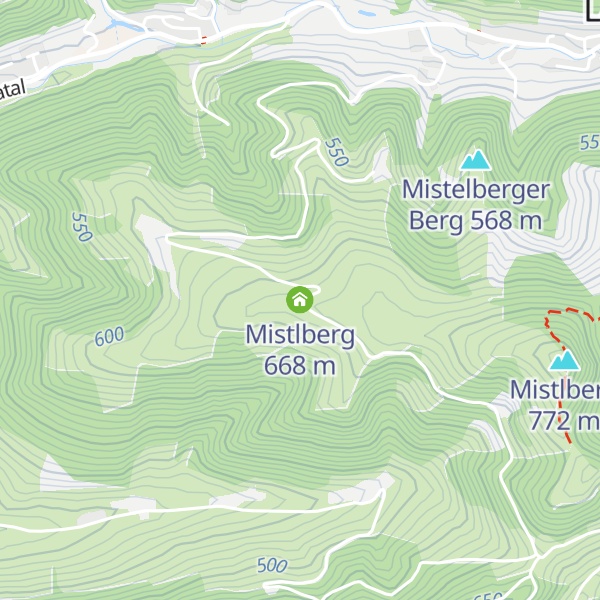 Map of Mistlberg