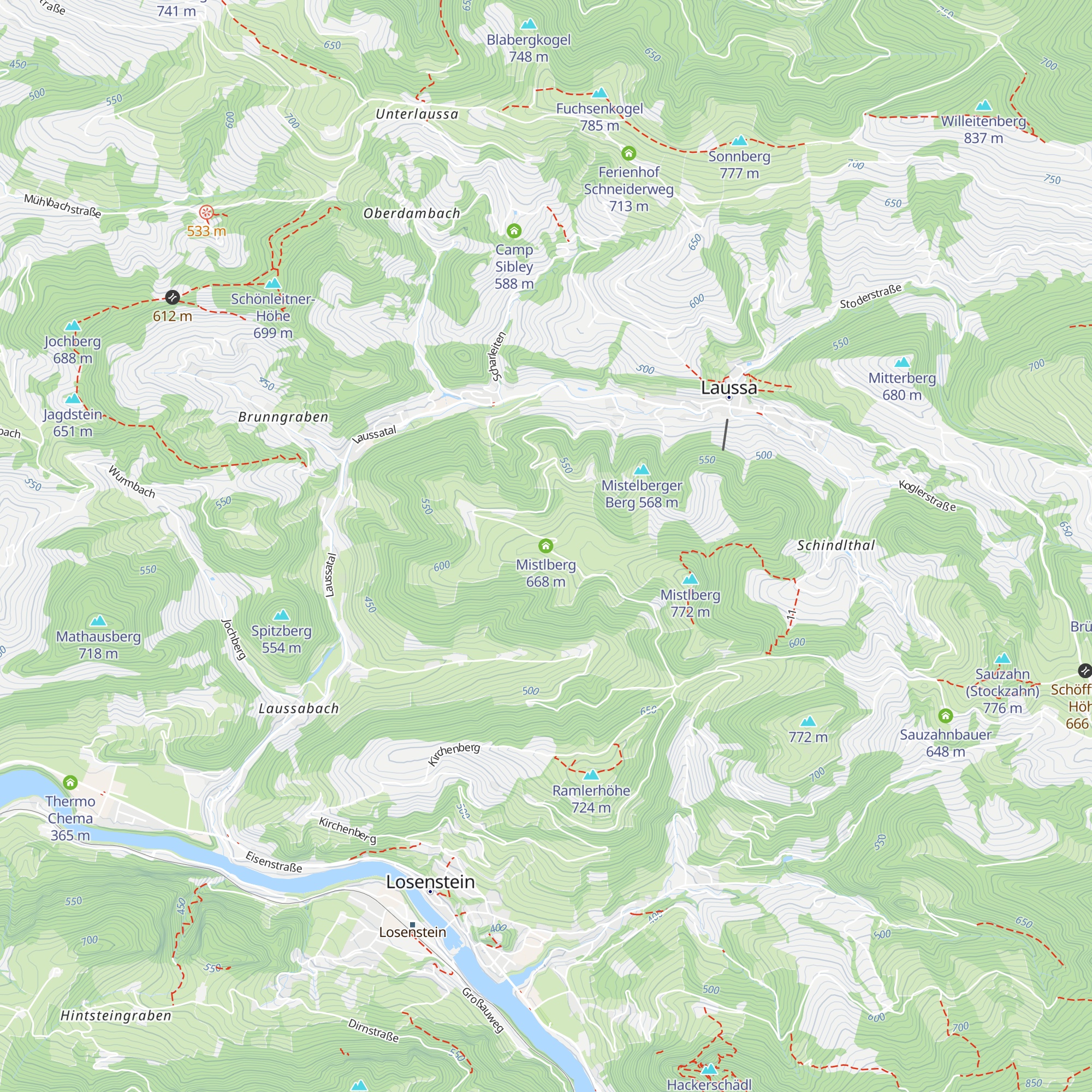 Mistlberg map