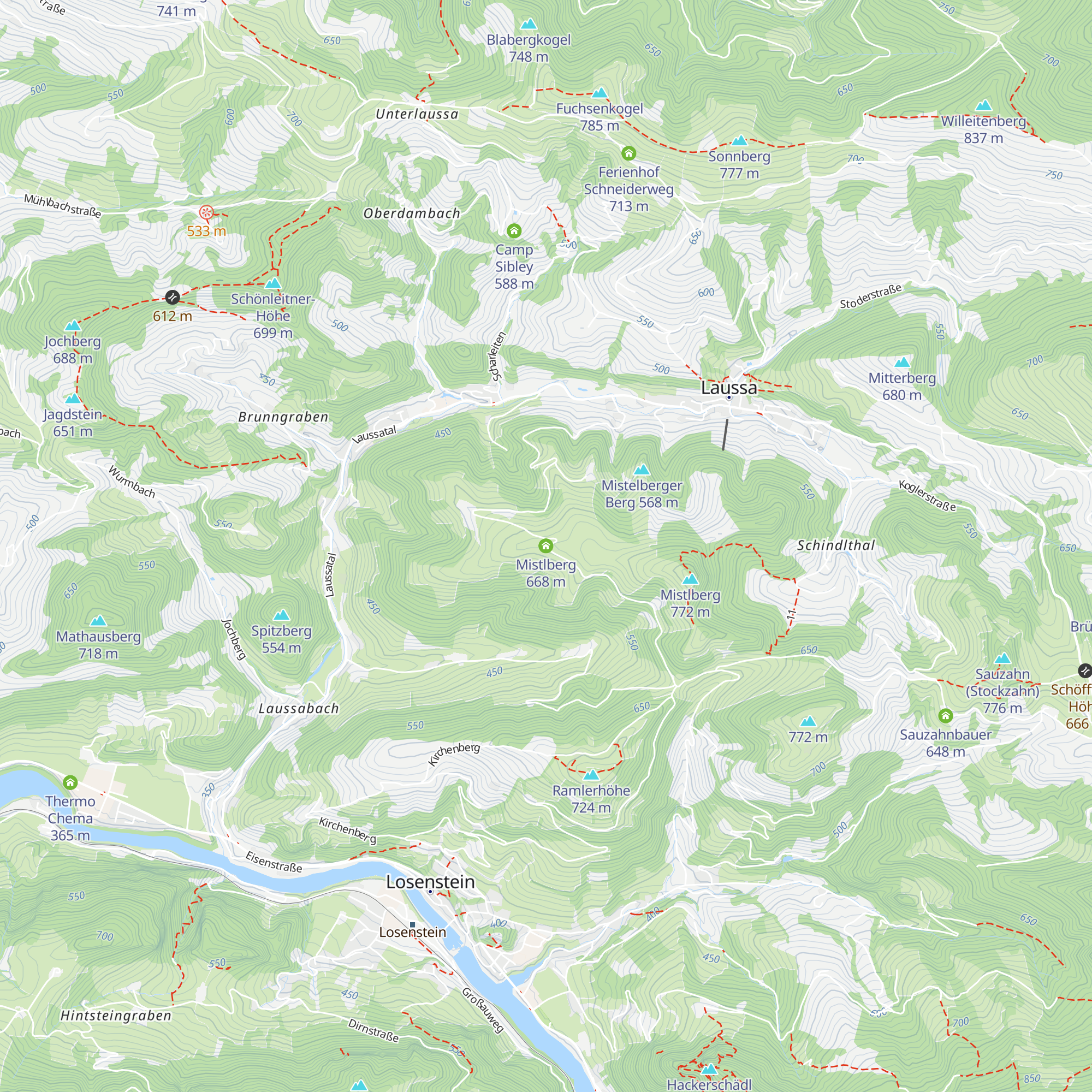 Mistlberg map