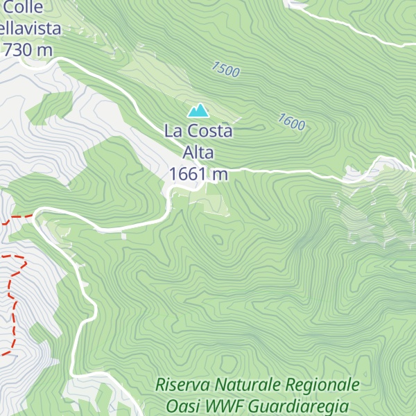Map of Baita La Gallinola