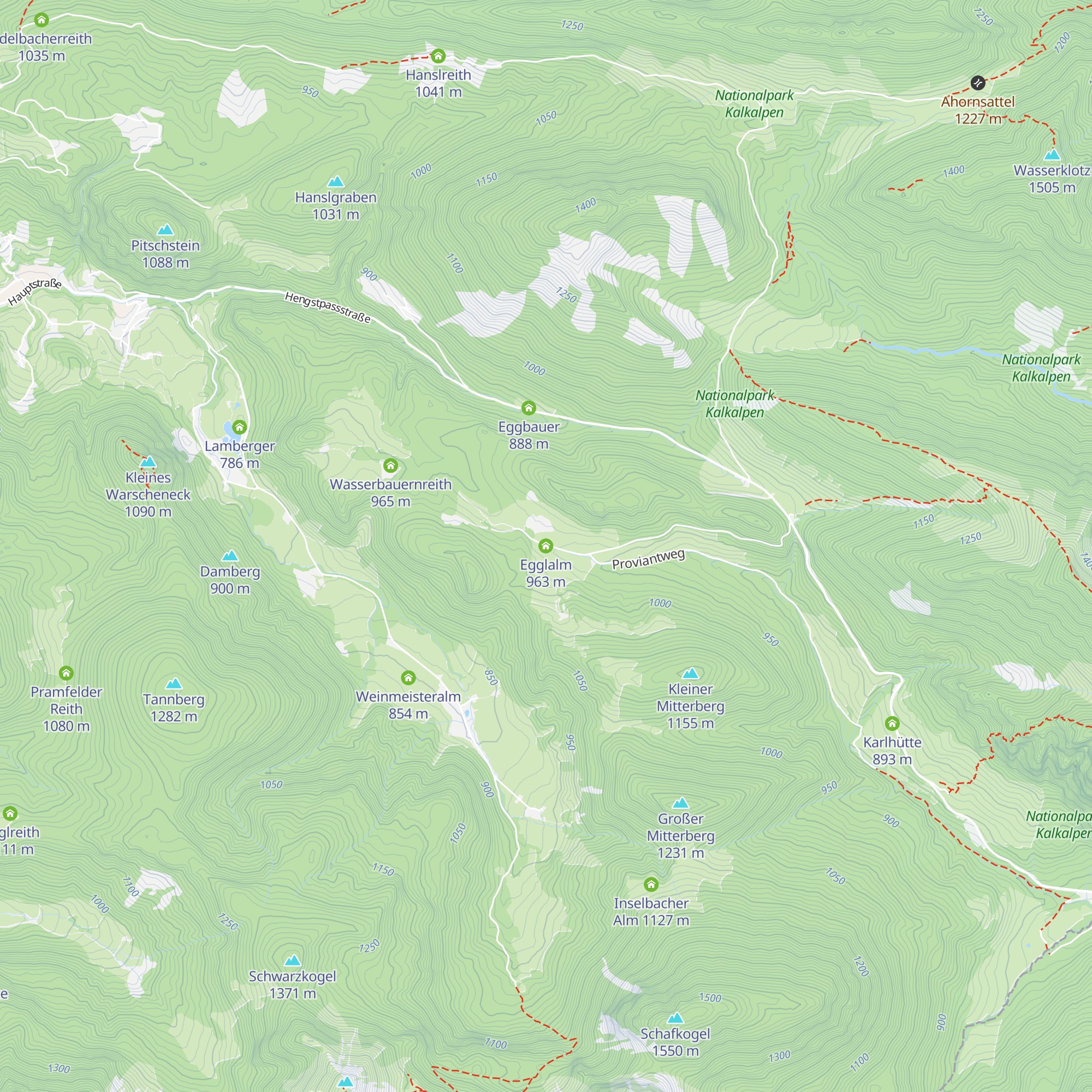 Egglalm map