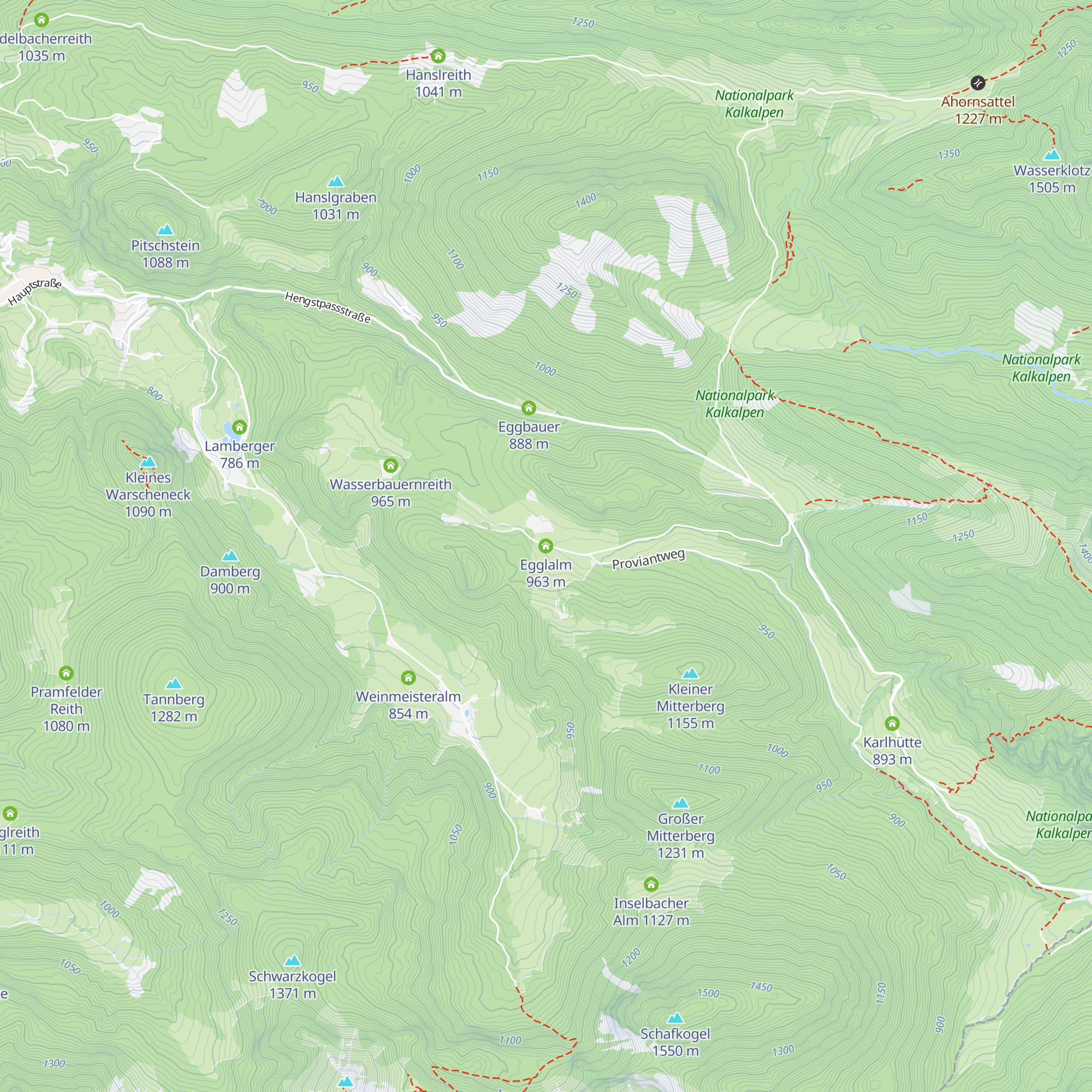 Egglalm map