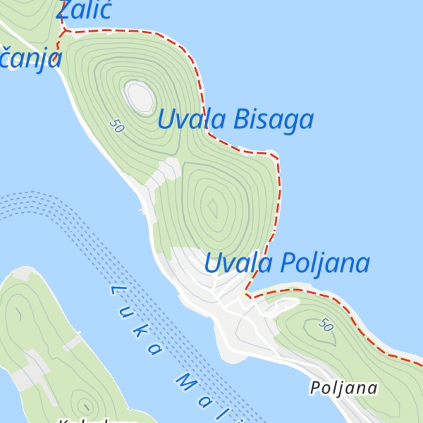 Map of Tovarić