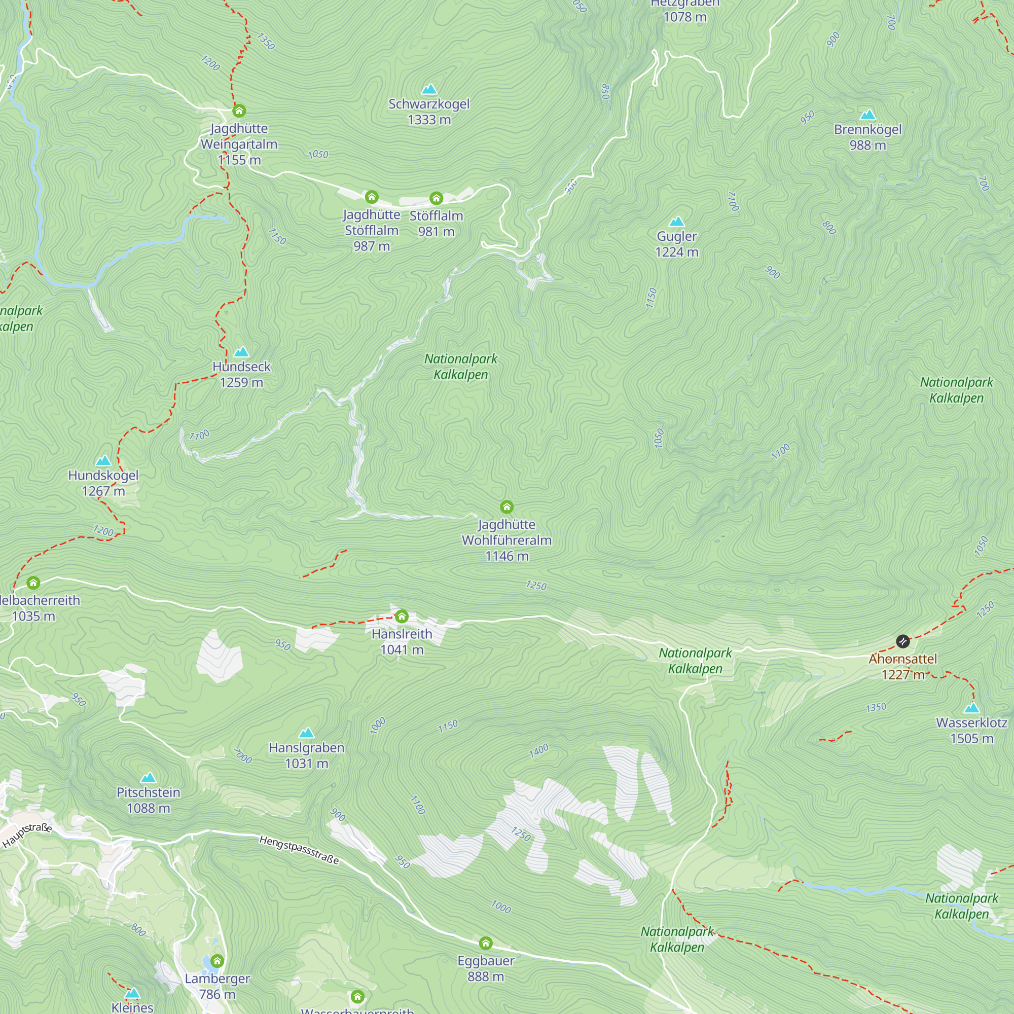 Jagdhütte Wohlführeralm map