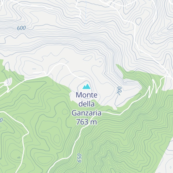 Map of Monte della Ganzaria
